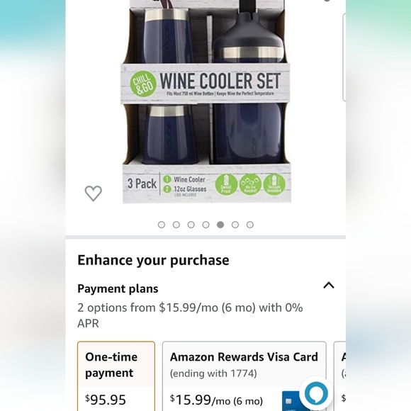 Reduce 3 pack wine cooler set denim blue - Picture 3 of 4